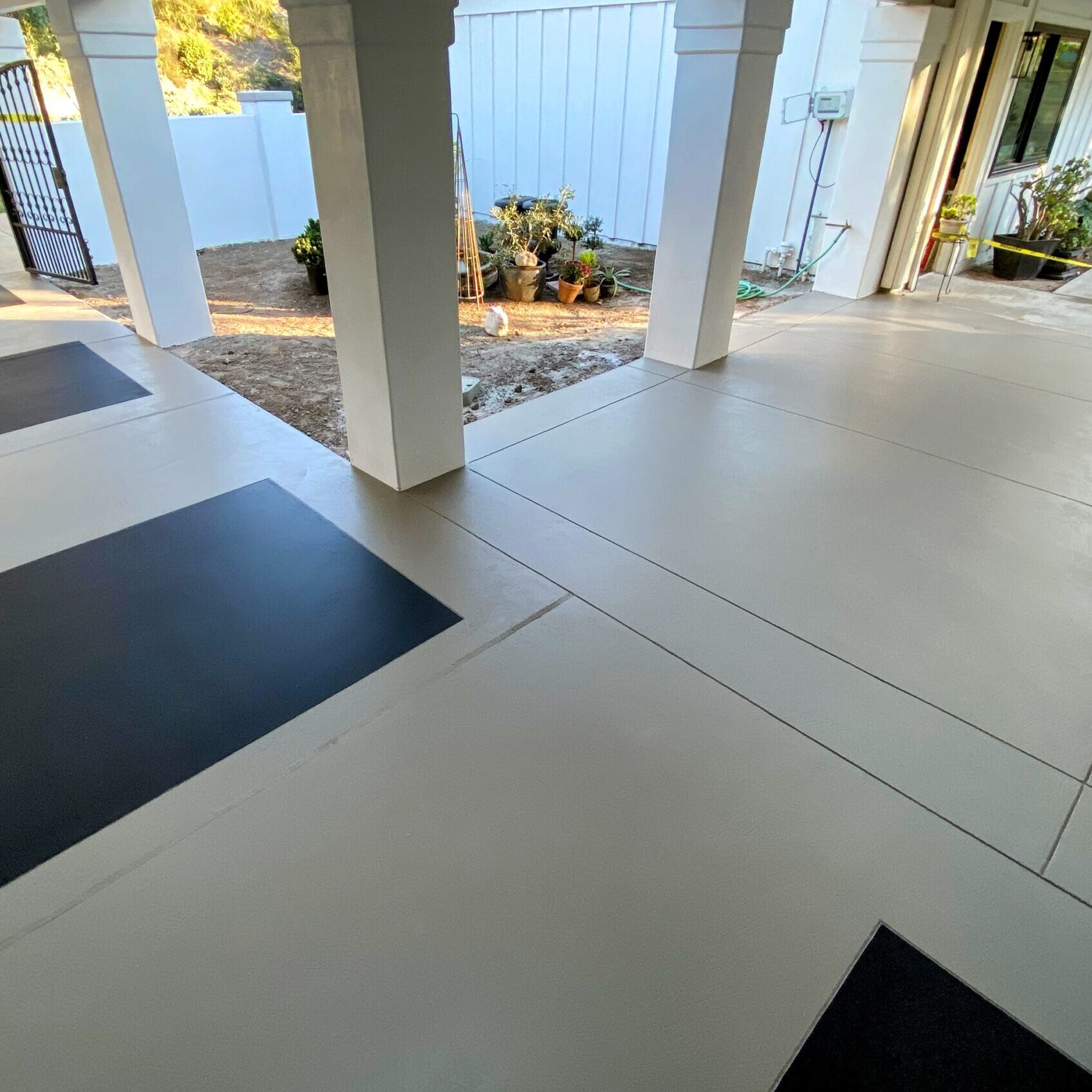 san diego stamped concrete porch